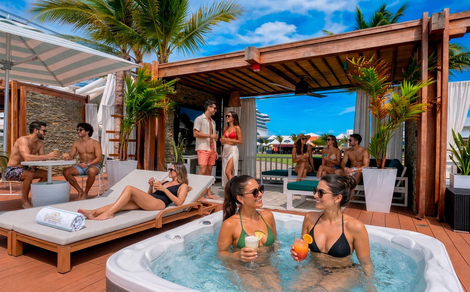 Private Cabanas Bahama Bay